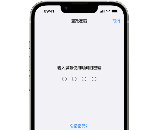 广南iPhone屏幕维修分享iPhone屏幕使用时间密码忘记了怎么办 