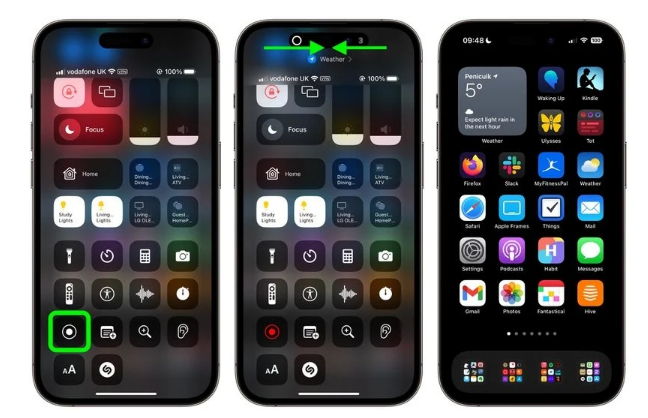 广南苹果手机维修分享iPhone14录屏如何隐藏灵动岛和红色指示器 