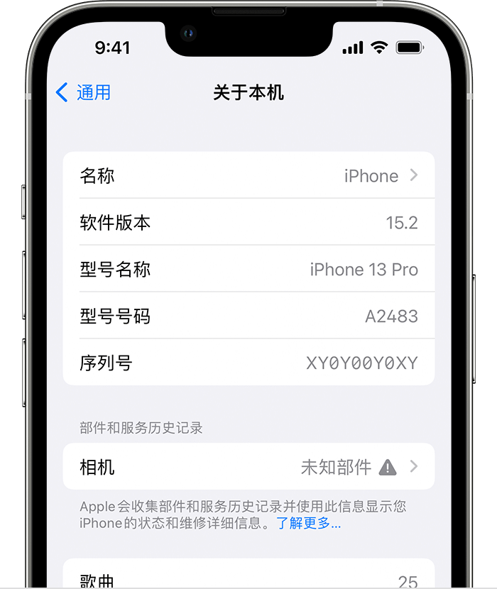 广南苹果维修分享iPhone 出现提示相机“未知部件”是什么原因？ 