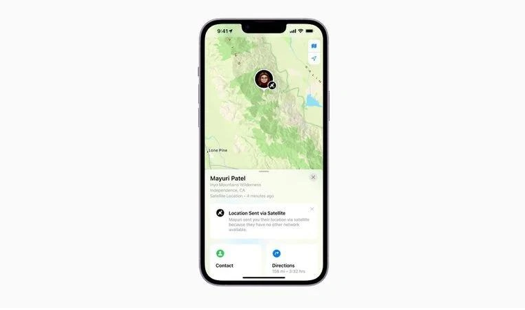 广南苹果14维修分享iPhone14系列中 FindMy功能通过卫星分享位置方法教程 