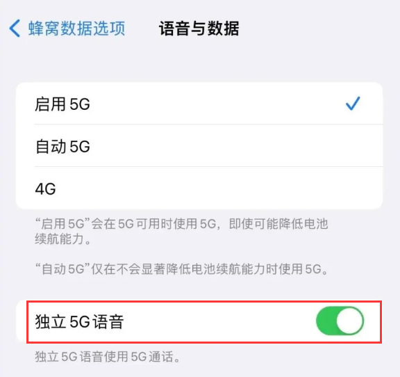 广南苹果14维修分享iPhone 14 Pro如何开启VoNR 