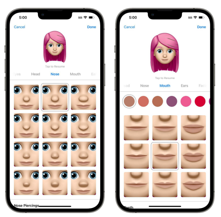 广南苹果手机维修分享​iOS 16中的拟我表情有了哪些变化和升级 